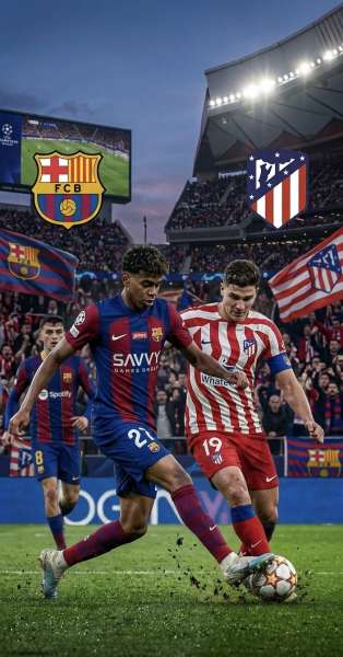 برشلونة يقلب الطاولة على أتلتيكو مدريد في شوط الإثارة بدوري أبطال أوروبا