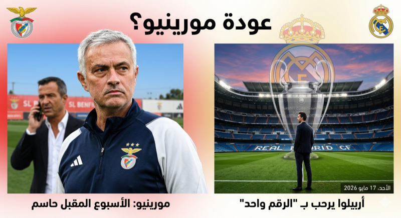 عودة مورينيو إلى ريال مدريد.. “السبيشال وان” يفتح الباب ويحدد موعد القرار الحاسم