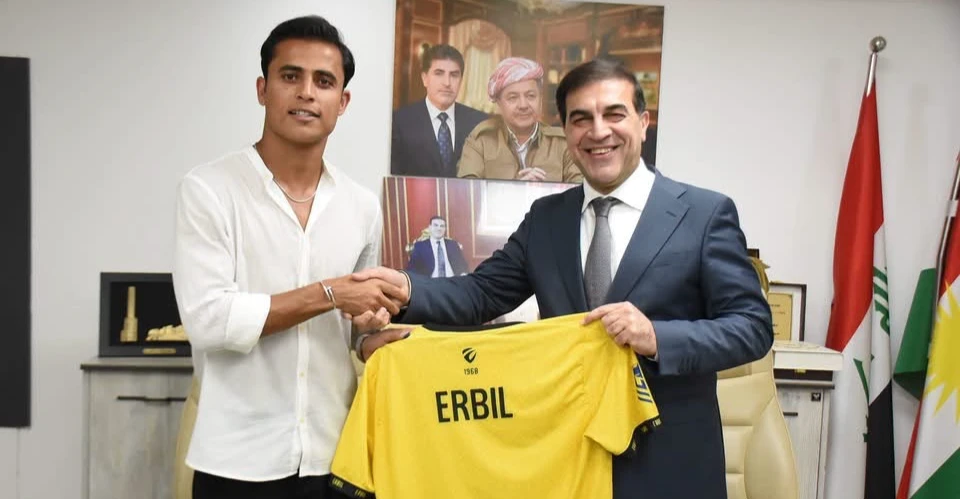 إبراهيم بايش يعزز صفوف أربيل بعقد لموسم واحد في دوري النجوم العراقي