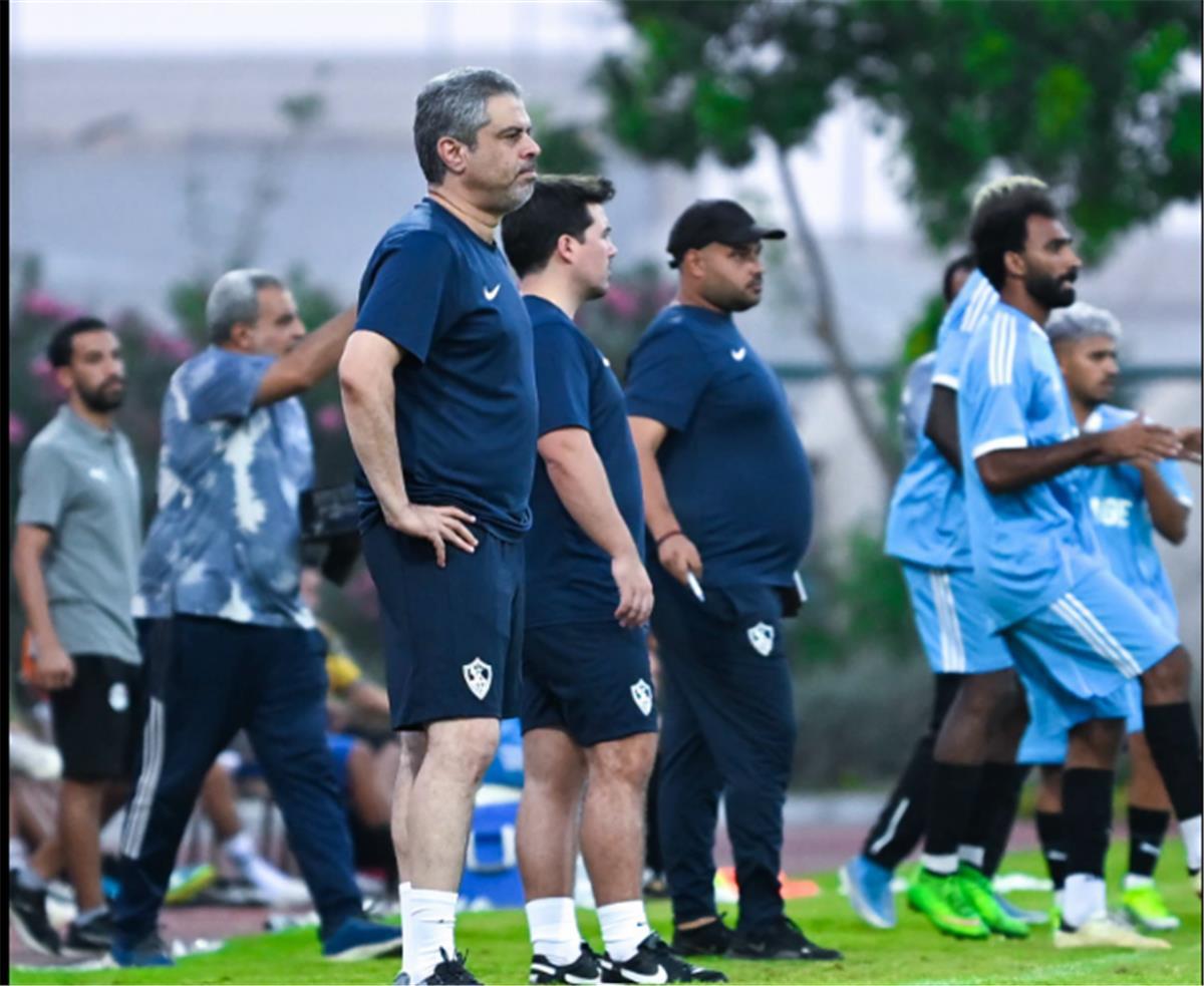 معتمد جمال يطالب لاعبي الزمالك بالتركيز استعدادًا لمواجهة غزل المحلة في الدوري الممتاز