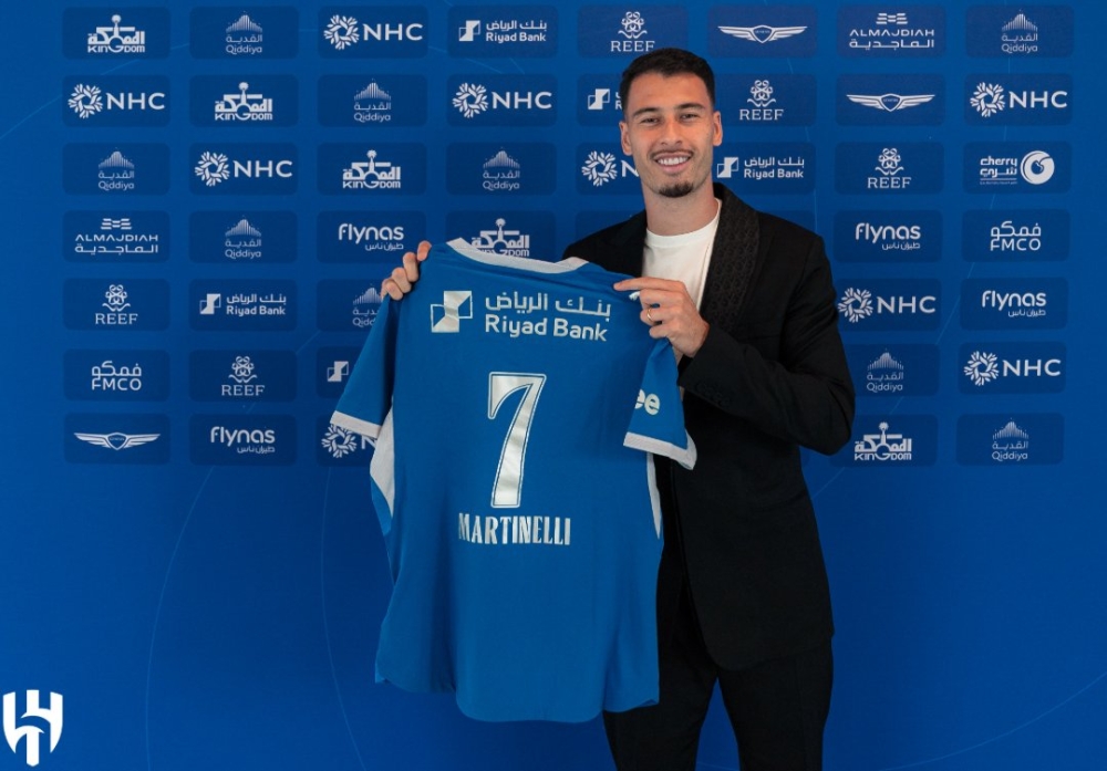إنزاغي يضم مارتينيلي لقائمة الهلال أمام الشباب في دوري روشن للمحترفين